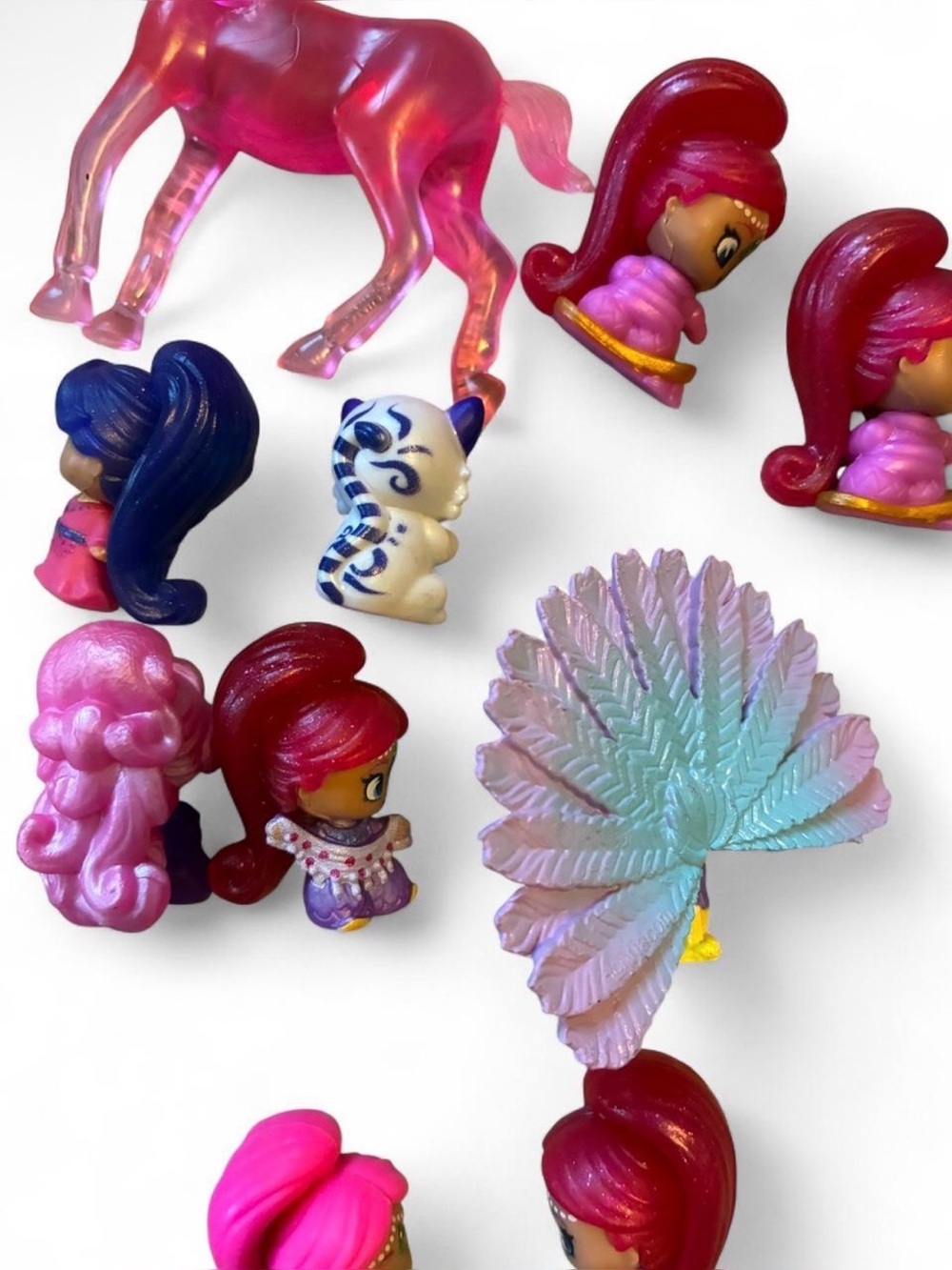 Shimmer & Shine Teenie Genies Fisher price Figures lot of 13 horse cat peacock - Picture 7 of 7